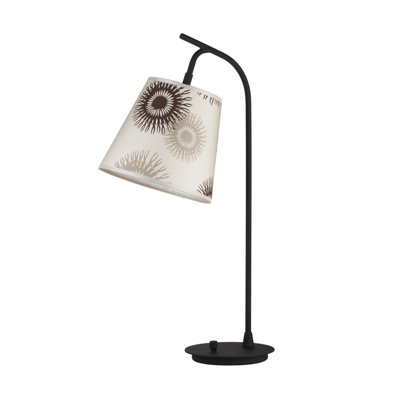 Lights Up! Walker Table Lamp in Powder Coated Black