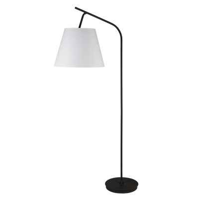 Lights Up! Walker Floor Lamp in Powder Coated Black