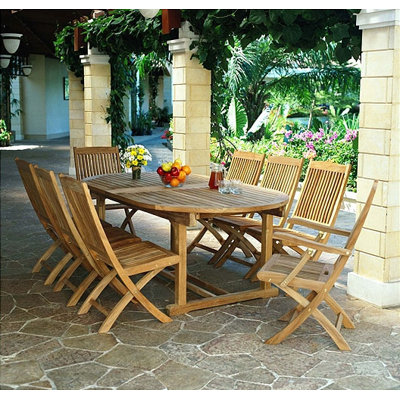 Three Birds Casual Chelsea Oval Extension Dining Table