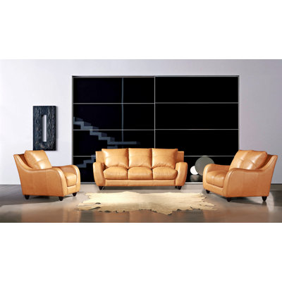 Hokku Designs Napoli Leather Sofa