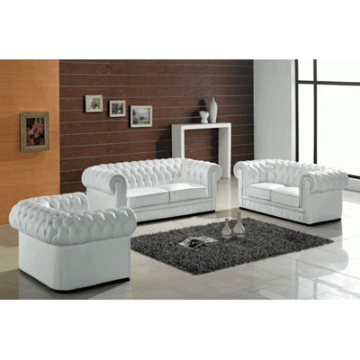 Hokku Designs Madeline Leather Loveseat