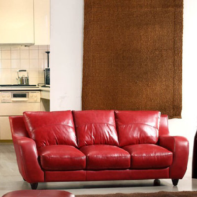 Hokku Designs Napoli Leather Sofa