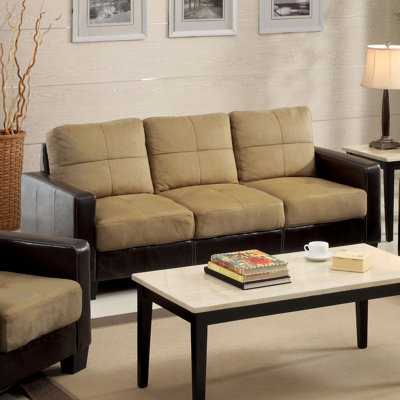 Hokku Designs Townsend and Leatherette Sofa
