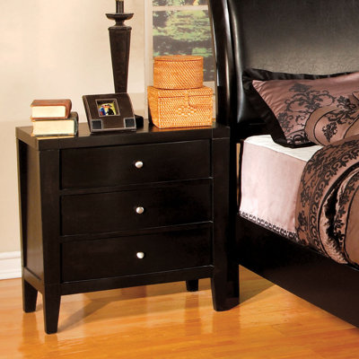 Clayton 3 Drawer Nightstand by Hokku Designs -image