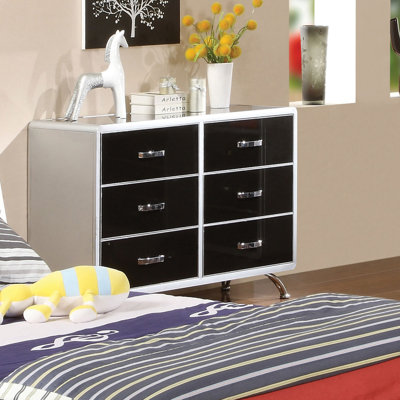 Click To Image : Modesto 6 Drawer Metal Dresser by Hokku Designs Now
