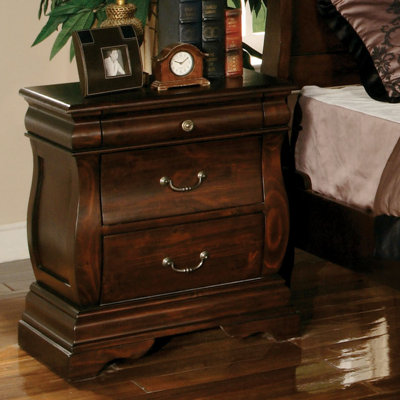 Bruin 2 Drawer Nightstand by Hokku Designs -image