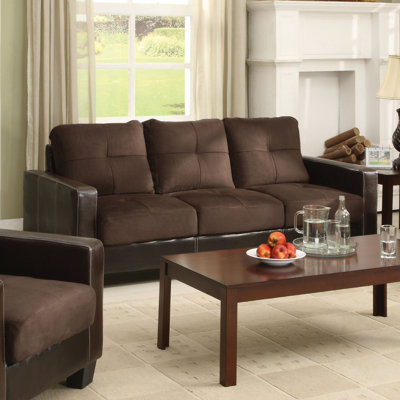 Hokku Designs Townsend and Leatherette Sofa