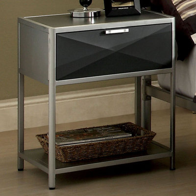 Matrix 1 Drawer Nightstand by Hokku Designs -image