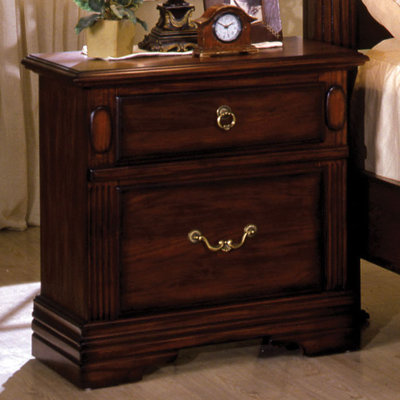 Tuscan 2 Drawer Nightstand by Hokku Designs -image