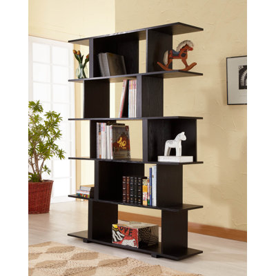 Hokku Designs Fuzion Bookcase/Display Stand in Black