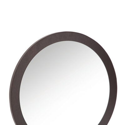 Hokku Designs Newbury Wall Mirror in Red Cocoa