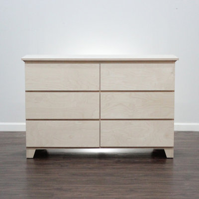 Flat Shaker 6 Drawer Dresser by Gothic Furniture -image