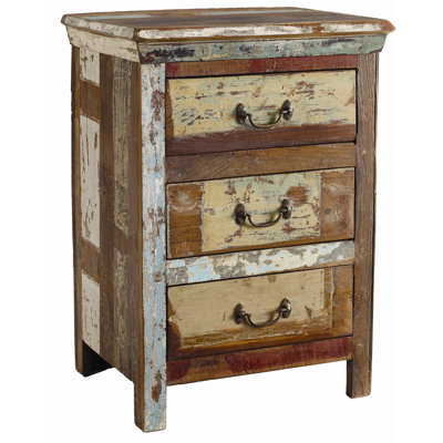 Coralie 3 Drawer Nightstand by Kosas Home -image