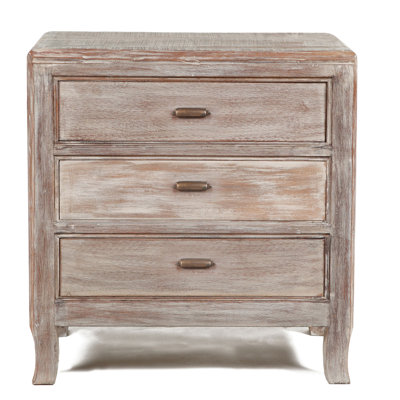 Amelie 3 Drawer Nightstand by Kosas Home -image