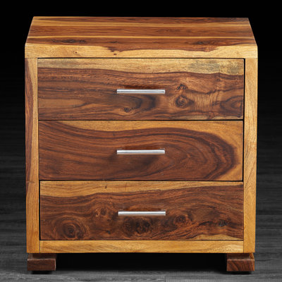 Sandy 3 Drawer Nightstand by Artemano -image