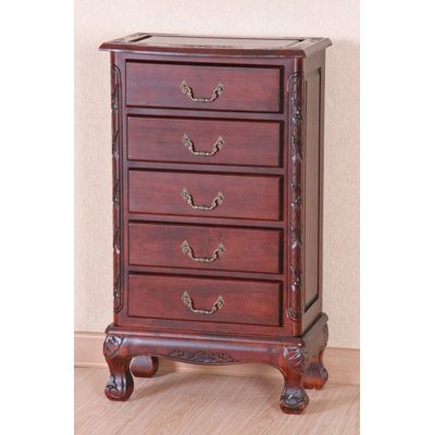 Windsor Hand Carved Lingerie Chest by International Caravan -image