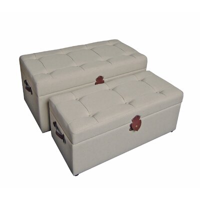 Bedroom Benches  Storage on Caravan Seville Upholstered Storage Bedroom Bench  Set Of 2    Wayfair