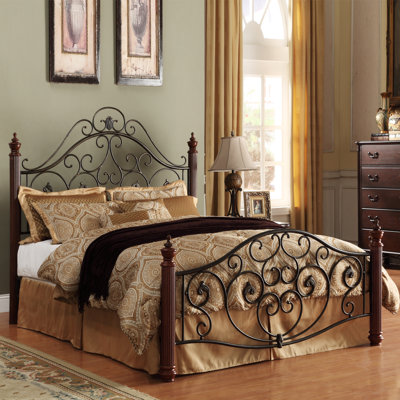 Monterey Graceful Scroll Bed by Kingstown Home -image