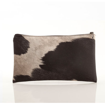 Chilewich Cowhide Zip with Black Spots