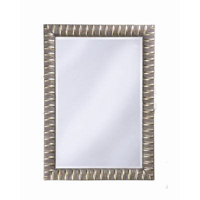 Pharaoh Wall Mirror in Silver Leaf