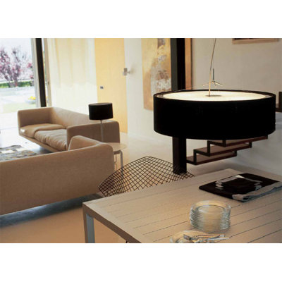 Vibia Plis 4 Light Drum Foyer Pendant