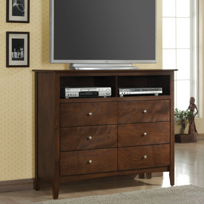 Greenville 6 Drawer Media Chest by Wildon Home ® -image