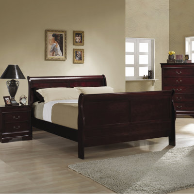 New Haven Queen Sleigh Bed by Wildon Home ® -image