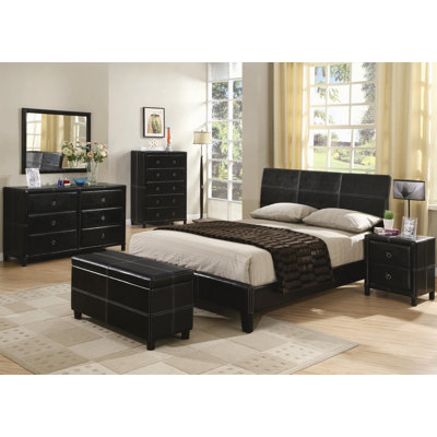 Retro Panel Bed by Wildon Home ® -image