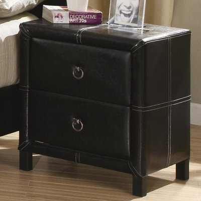 Retro 2 Drawer Nightstand by Wildon Home ® -image