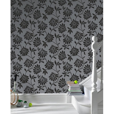 Graham & Brown Barbara Hulanicki Flock Ophelia Wallpaper