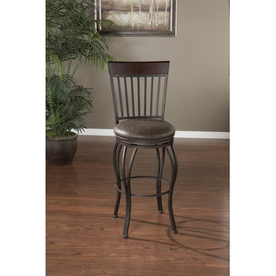 American Heritage Torrance Bonded Leather Stool