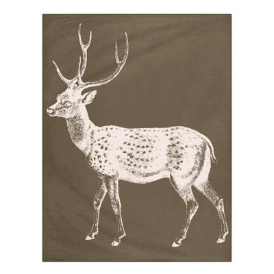 Thomas Paul Baby Alpaca Deer Throw