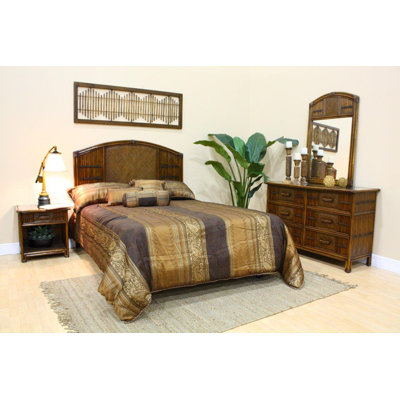 Polynesian Panel Bedroom Collection by Hospitality Rattan -image