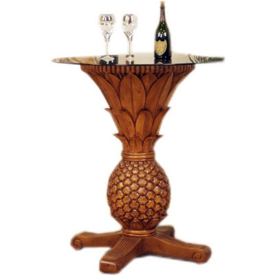 Hospitality Rattan Sunset Reef Rattan Pineapple Pub Table