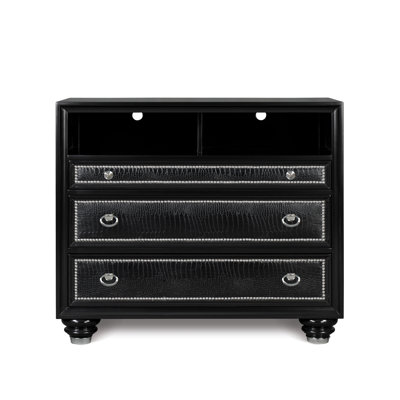 Onyx 3 Drawer Media Chest by Magnussen Furniture -image