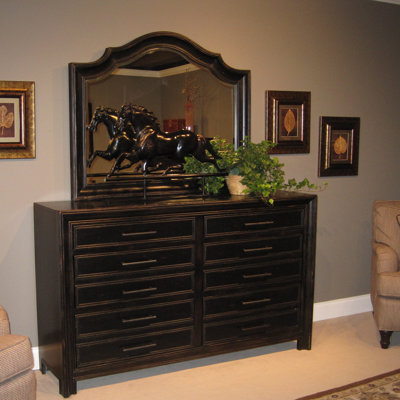 Elkin Valley 10 Drawer Dresser with Mirror by Magnussen Furniture -image