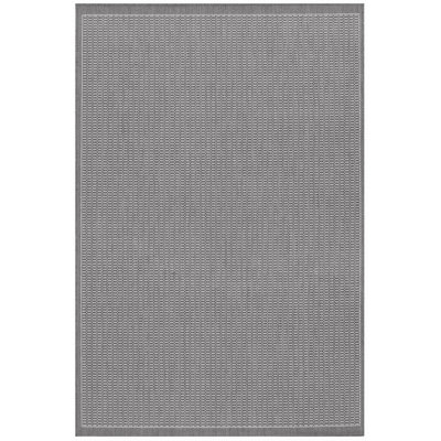 Recife Saddle Stitch Grey/White Rug