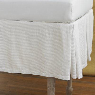 Coyuchi Seersucker Crib Skirt Crib
