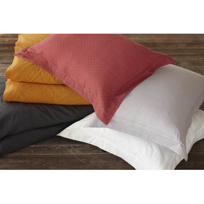 Coyuchi Swiss Dot Sham