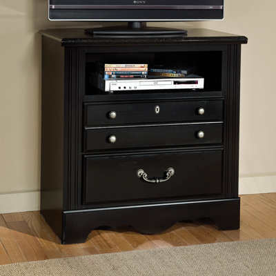 Madera with Marbella Top 3 Drawer TV Chest by Standard Furniture -image