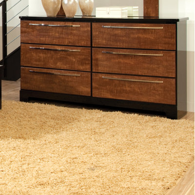Eclipse 6 Drawer Standard Dresser by Standard Furniture -image