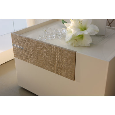 Diamond 2 Drawer Nightstand by Rossetto USA -image