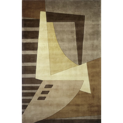 Momeni New Wave Light Brown Rug