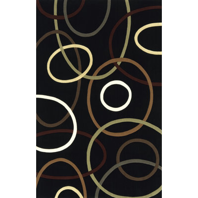 Momeni Elements Black Rug