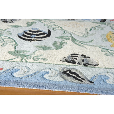 Momeni Coastal Blue Novelty Rug