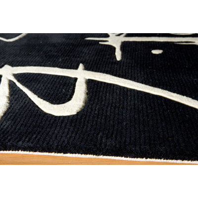Momeni Koi Black Rug
