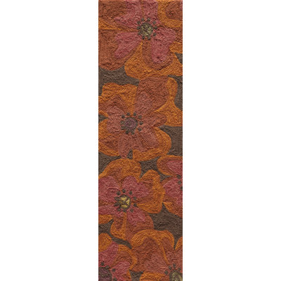 Momeni Summit Raspberry  Bold Floral Rug