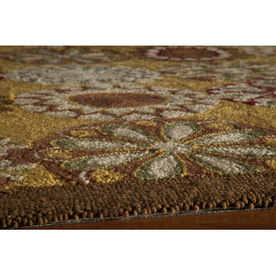 Momeni Summit Gold Bold Floral Rug
