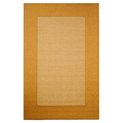 Trans-Ocean Rug Tropez Border Oatmeal Indoor / Outdoor Rug