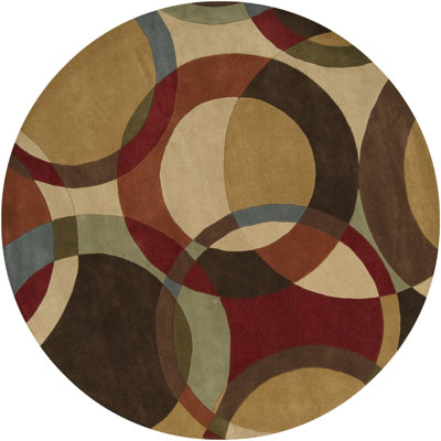 Surya Rug Forum Chocolate/Red Rug